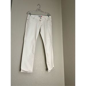 Cabi White Slim Boyfriend  Jeans Women’s Size 6 #6072, 25 inch inseam